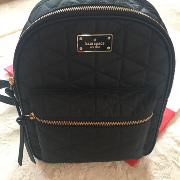 Kate Spade | Bradley Wilson Quilted Backpack Black - Picture 7 of 7